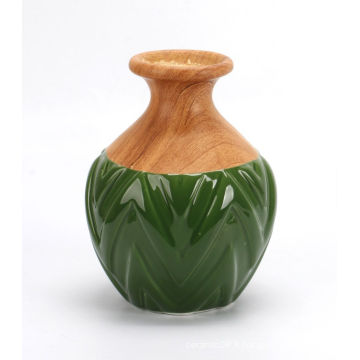 Vase en céramique de décoration de shapeart unique
